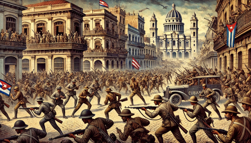 imagen que representa la guerra entre España y Estados Unidos y el desastre del 98